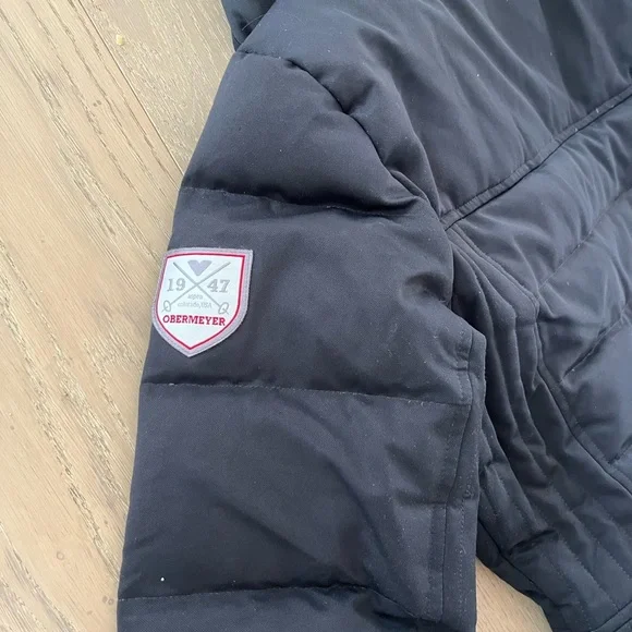 Obermeyer Women's Black Puffer Jacket- Y2K style - Picture 8 of 11